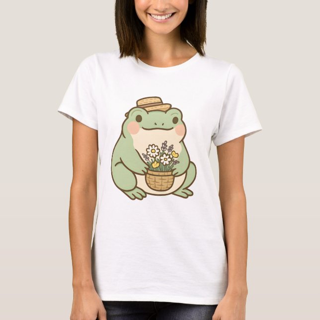 Camiseta Cottagecore Frog (Frente)