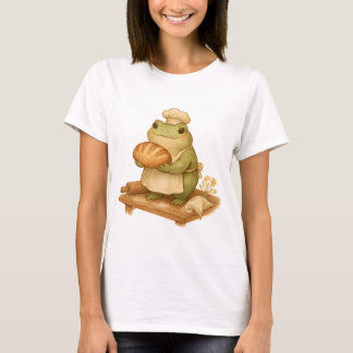 Camiseta Cottagecore Frog Baking Sourdough Bread
