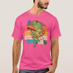 Camiseta Cottagecore Sapo Aestético De Banjo Gob Cute