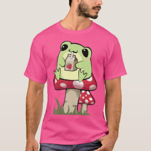 Camiseta Cottagecore Sapo De Cogumelo Aestético Goblincore