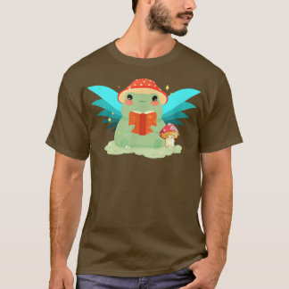 Camiseta Cottagecore Sapo estético Fada Cogumelo Hat Kawa