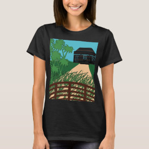 Camiseta Cottagecore Vegetação Rural Cottagecore