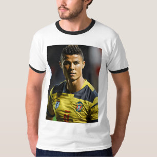 Camiseta Cotton Ronaldo imprimiu camiseta