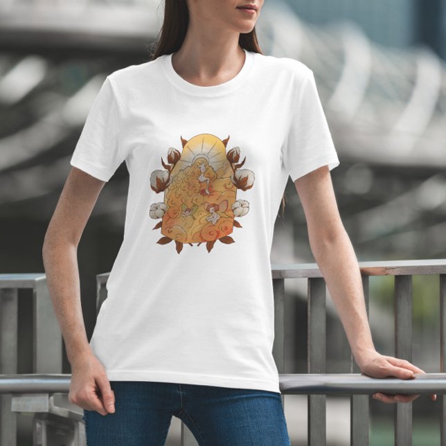 Camiseta Cotton Sun Fairy (Criador carregado)