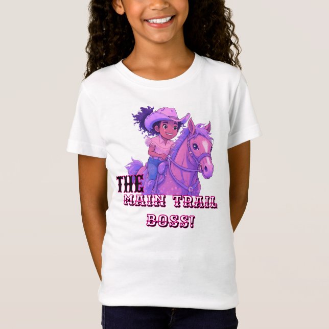 Camiseta CottonCandy Cowgirl (Frente)
