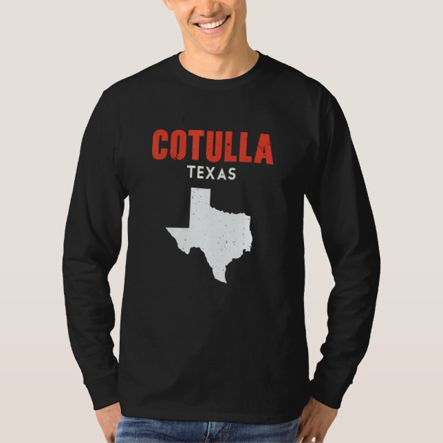 Camiseta Cotulla Texas USA State America Travel Texas (Frente)