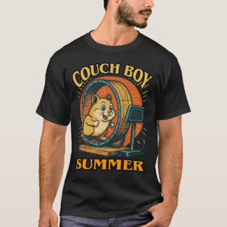Camiseta Couch Boy Summer — Lazy Vibes Hamster on the Move