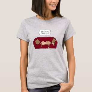 Camiseta Couch Greyhound (Desconhecido) Cão Preguiçoso Dorm