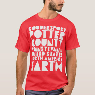 Camiseta Coudersport PA Cherry Primaveras Potter County Pen