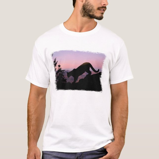 Camiseta Cougar e o Grand Canyon (Frente)