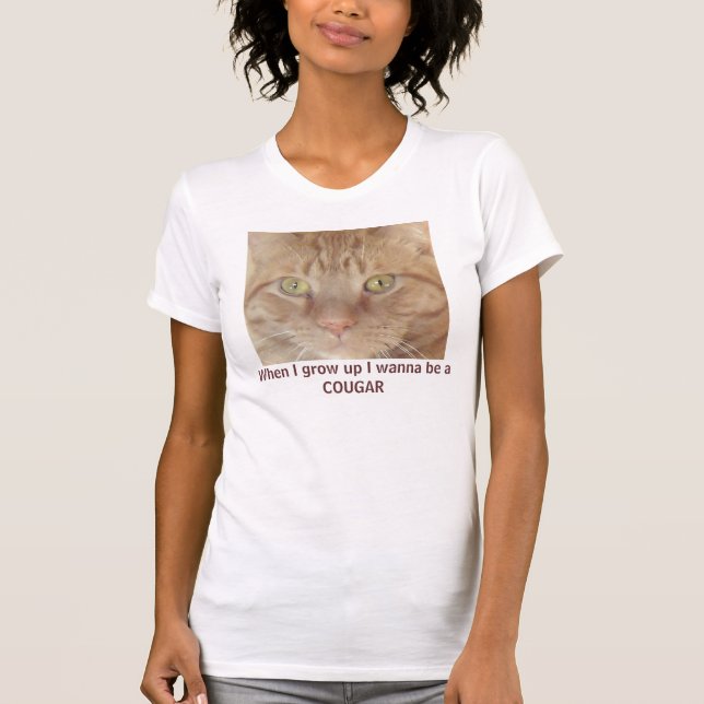 Camiseta Cougar Humor (Frente)
