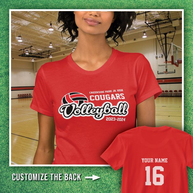 Camiseta Cougars do Parque Vermelho de Creekside 2023-2024 (Criador carregado)