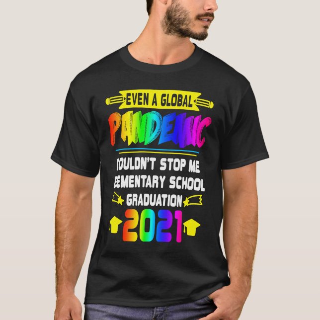 Camiseta Couldn't Stop Me Elementary School Degree Graduati (Frente)