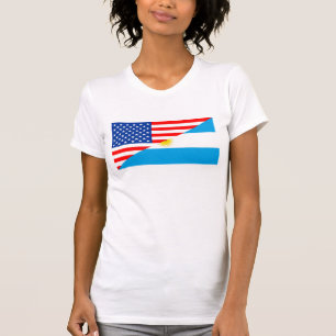 Camiseta coun dos EUA da bandeira de Estados Unidos Améric