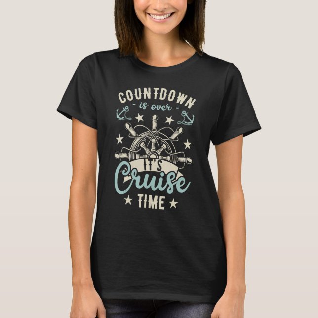 Camiseta Countdown Is Over It s Cruise Time Tee  Cruising (Frente)