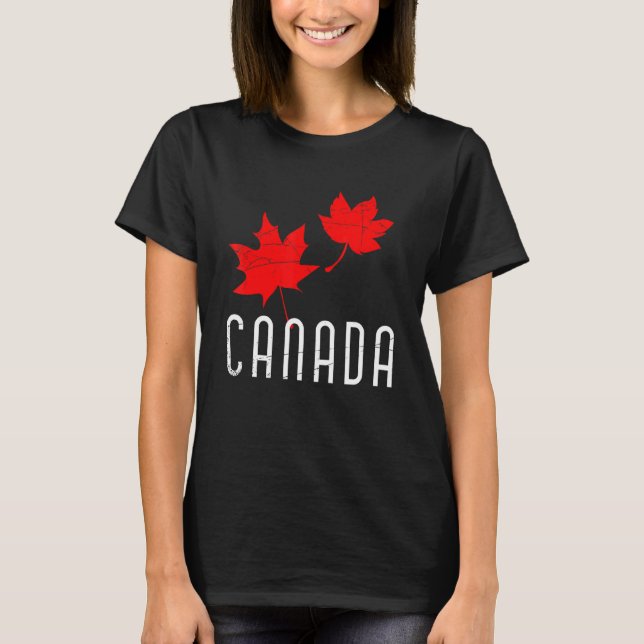 Camiseta Country Canadian Maple Leaf Canada 1 (Frente)