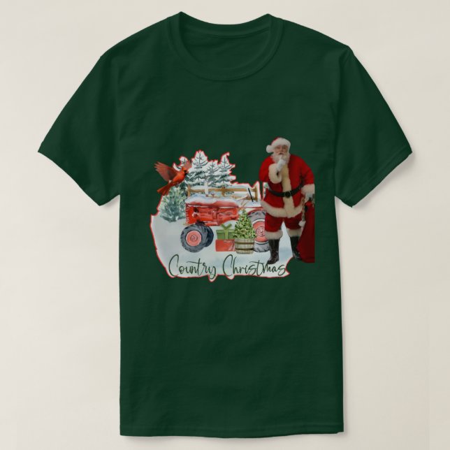 Camiseta Country Christmas 2 (Frente do Design)