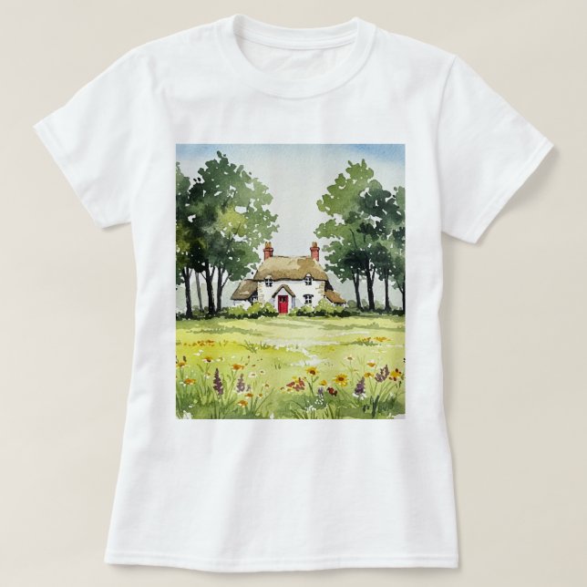 Camiseta  Country cottage (Frente do Design)