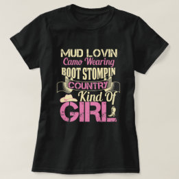 Camiseta Country Girl cita o T-Shirt de Ladie