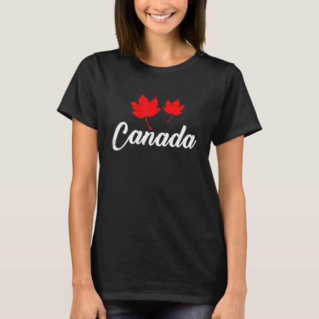 Camiseta Country Maple Leaf Canada (Frente)