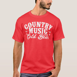 Camiseta Country Music e Beer Amigos