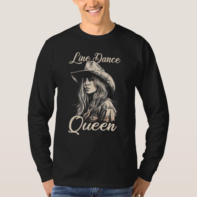 Camiseta Country Music Line Dancing Line Dance (Frente)