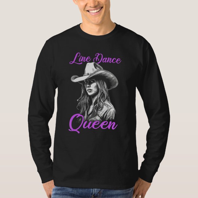 Camiseta Country Music Line Dancing Line Dance 2 (Frente)
