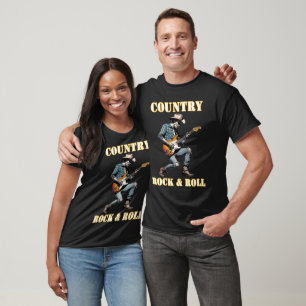 Camiseta Country Rock And Roll Unisex T-shirt