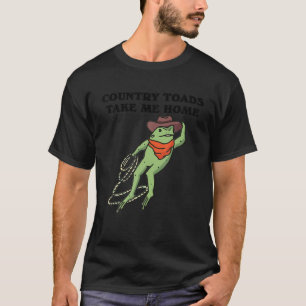 Camiseta Country Toads Me Leva Para Casa Sapo De Vaqueiro O