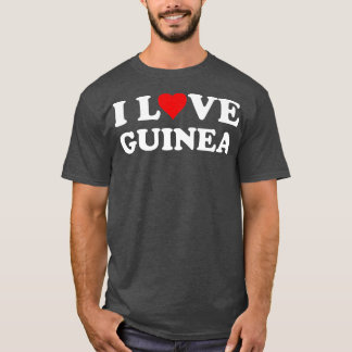 Camiseta Country Viagem Souvenir I Love Guiné