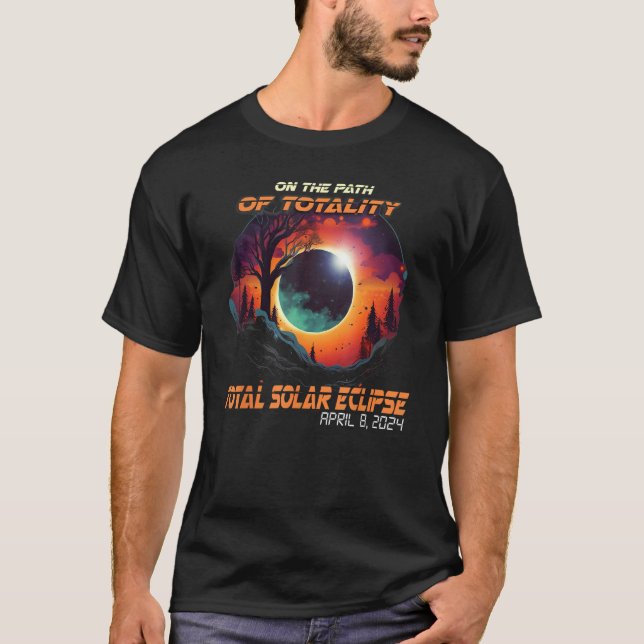 Camiseta Countryside On The Path Of Totality Total Solar Ec (Frente)