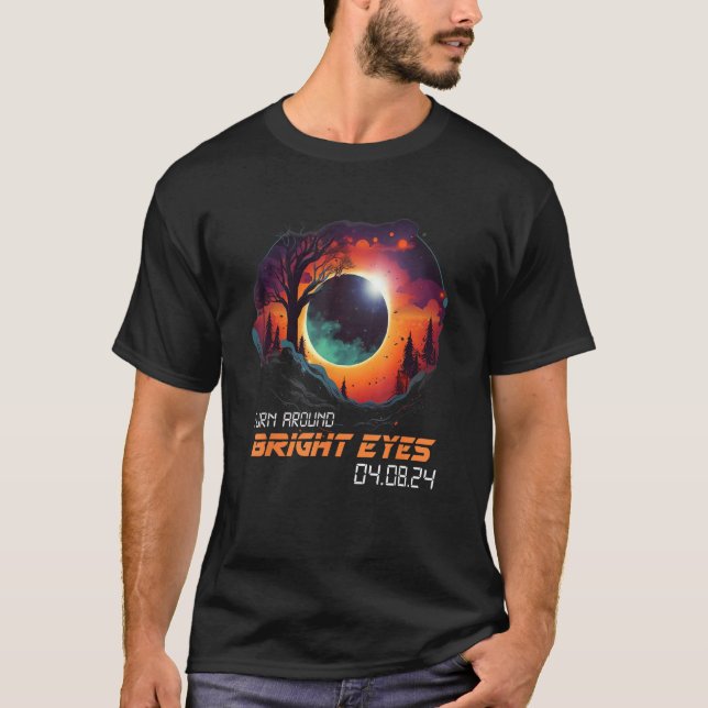 Camiseta Countryside Total Solar Eclipse 2024 Turn Around B (Frente)