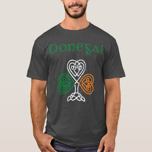 Camiseta County Donegal Shamrock Ireland Flag Craic e (Frente)
