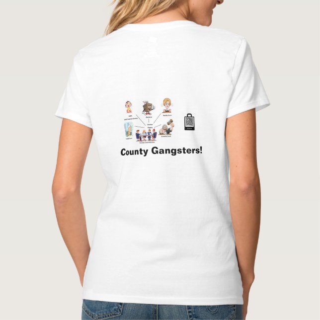 Camiseta County Gangsters (Verso)