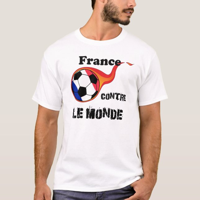 Camiseta Coupe du Monde - França vs Le Monde (Frente)