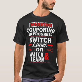 Camiseta Coupon de Acoplamento em Andamento Comprando Prese