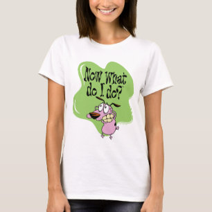 Camiseta Courage the Cowardly Dog Now What Do I Do?