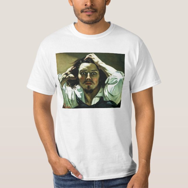 Camiseta Courbet o t-shirt desesperado do homem (Frente)