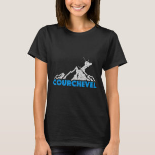 Camiseta Courchevel Skiing Snowboard França Resort equipes