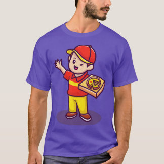Camiseta Courier With Pizza Box