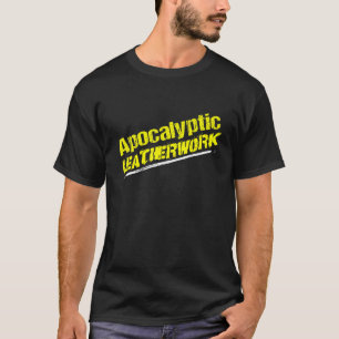 Camiseta Couro-Coletivo Apocalipta I Couro-Artesanato