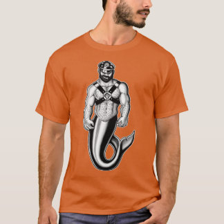Camiseta Couro Muscular Merman