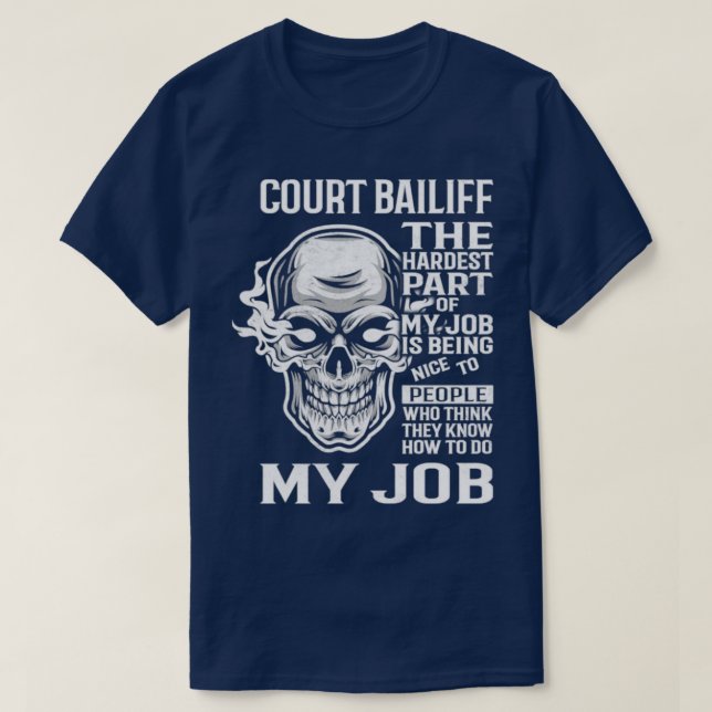 Camiseta Court Bailiff (Frente do Design)