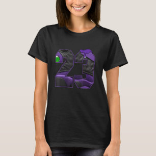Camiseta Court Purple 13s para Combinar com Number
