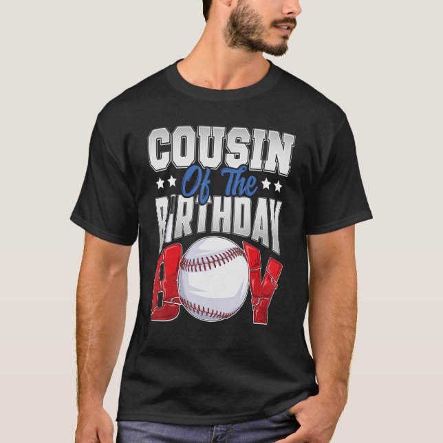 Camiseta Cousin Baseball Boy Baller por dia P (Frente)