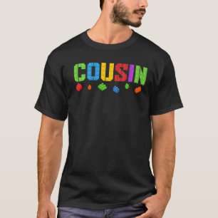 Camiseta Cousin Blocks Master Builder Brick Builder Birthd