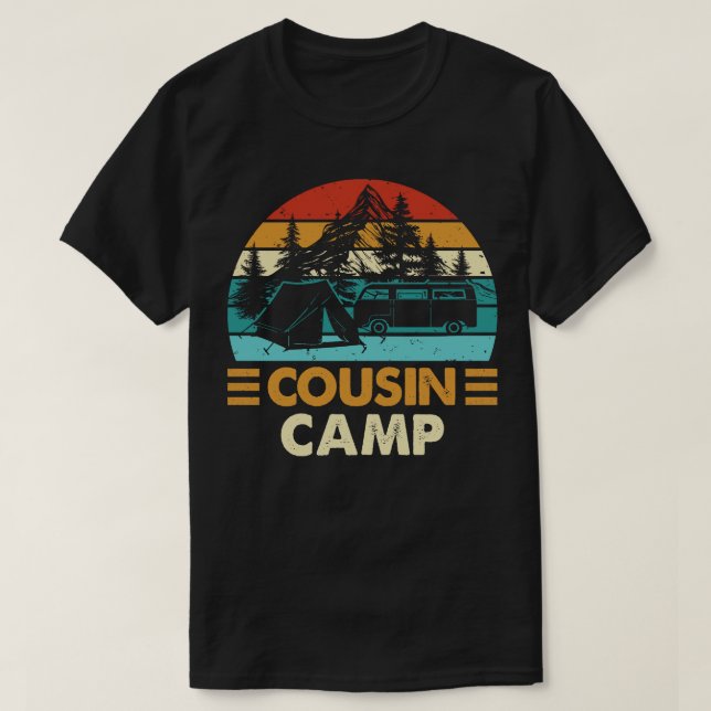 Camiseta Cousin Camp (Frente do Design)