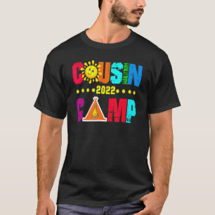 Camiseta Cousin Camp 2022 Cousin Tribe Vacation 4
