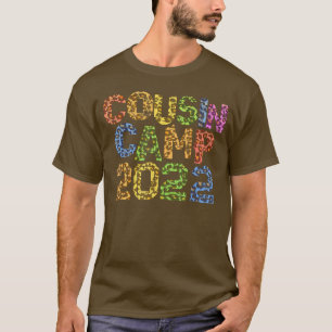 Camiseta COUSIN CAMP 2022 Leopard Imprima grata avó Grand