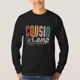 Camiseta Cousin Camp Crew 2024 Memórias do Fazer Férias Fam